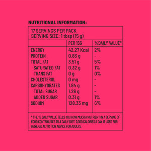 Black Sesame + Timur Pepper Nutritional Information