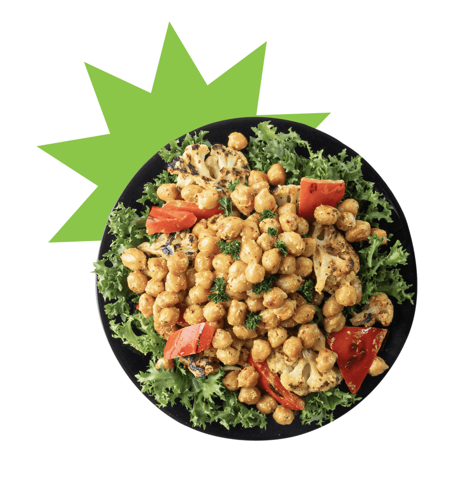 Roasted Cauliflower & Chickpea Salad Recipe