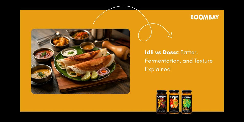 Idli vs Dosa: Batter, Fermentation, and Texture Explained