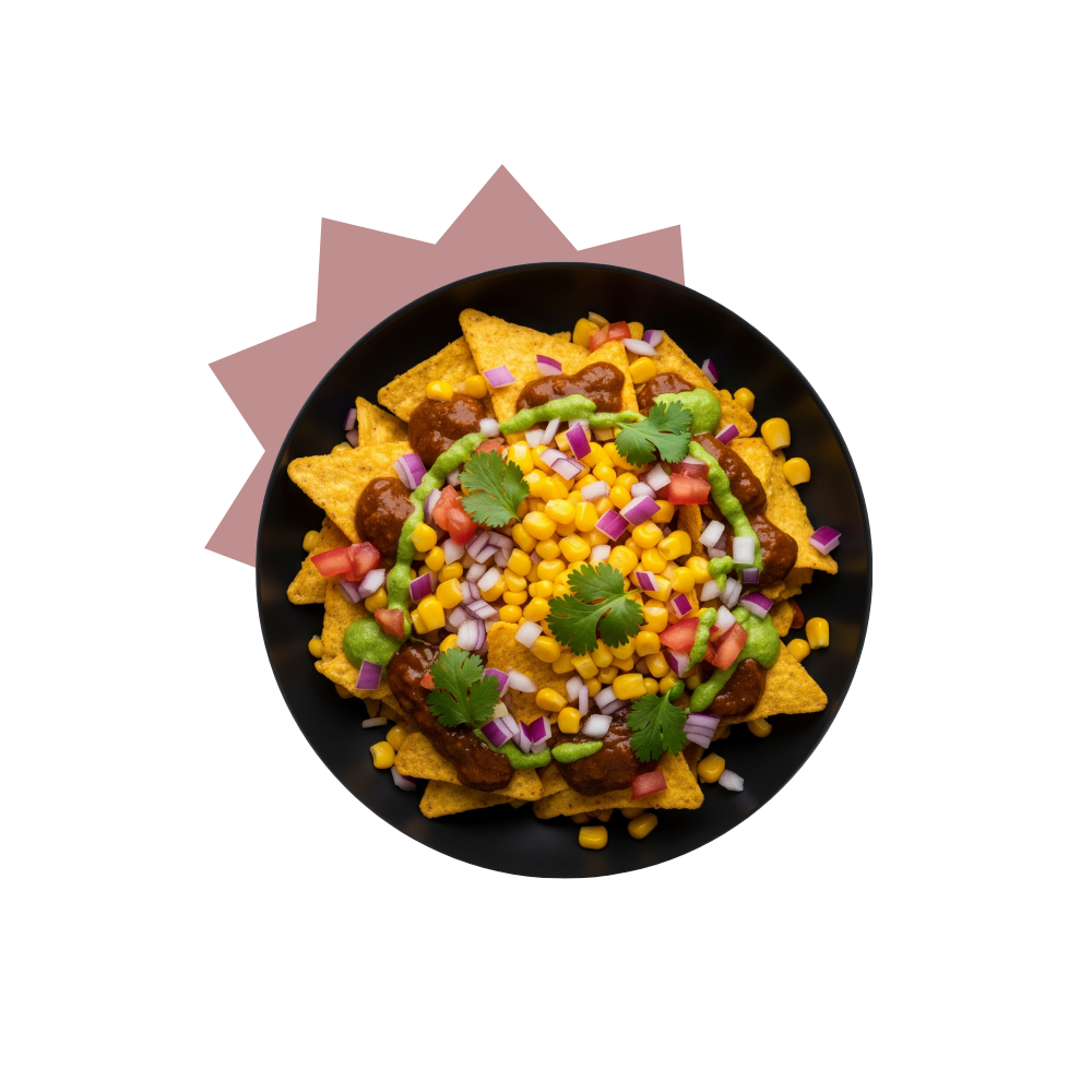 Nacho and Corn Chaat Recipe