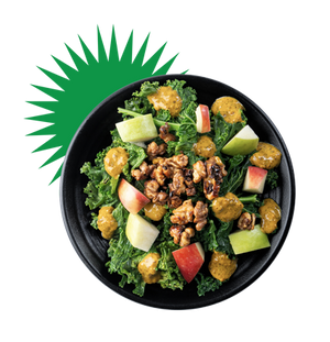 Sweet Kale Apple Salad Recipe