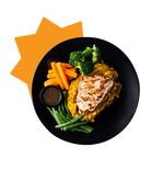 Chicken on Pumpkin and Beans Recipe
