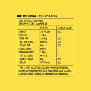 Peanut + Lime Nutritional Advice 